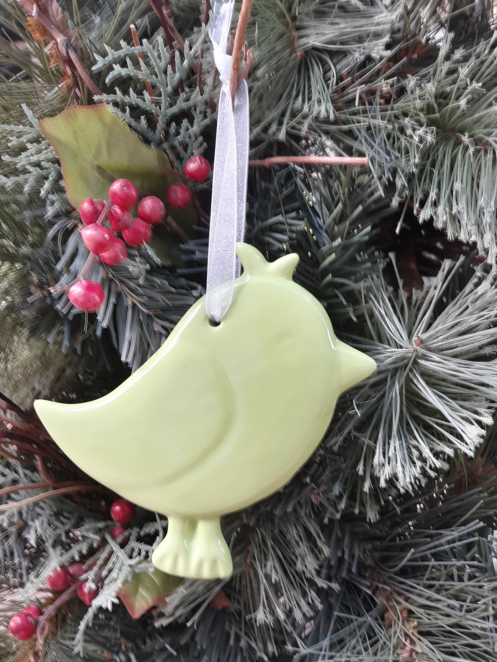 Bird Ceramic Ornament Etsy