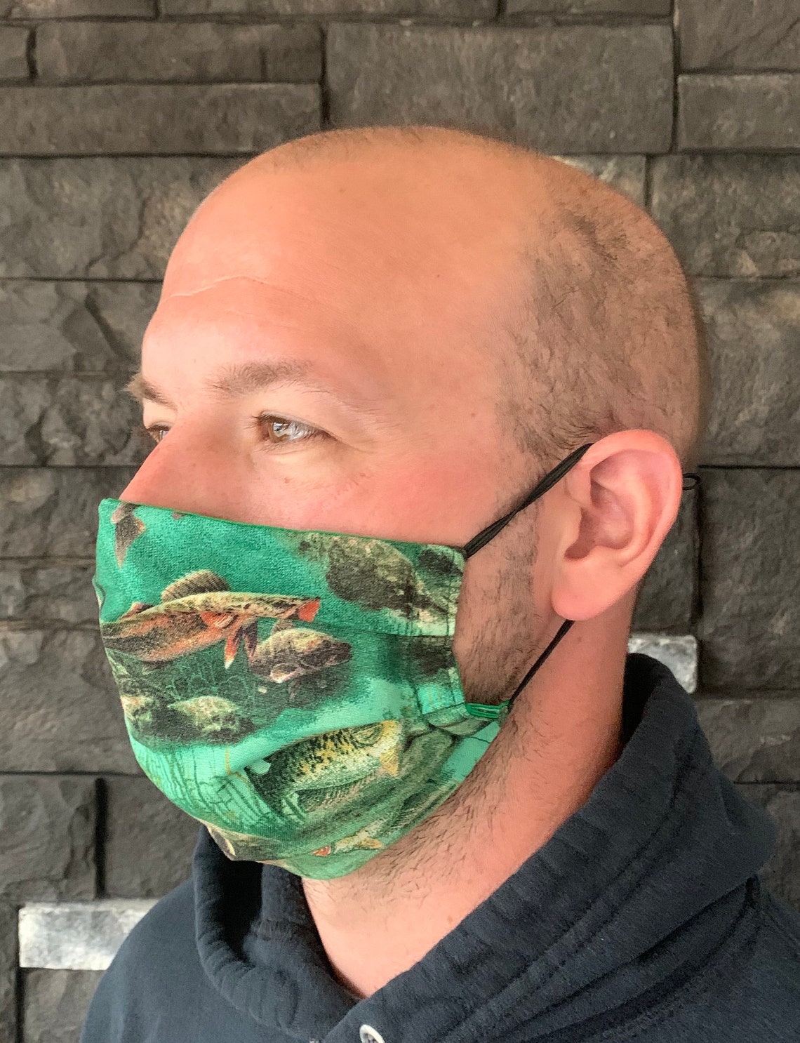 Fish design face mask Etsy