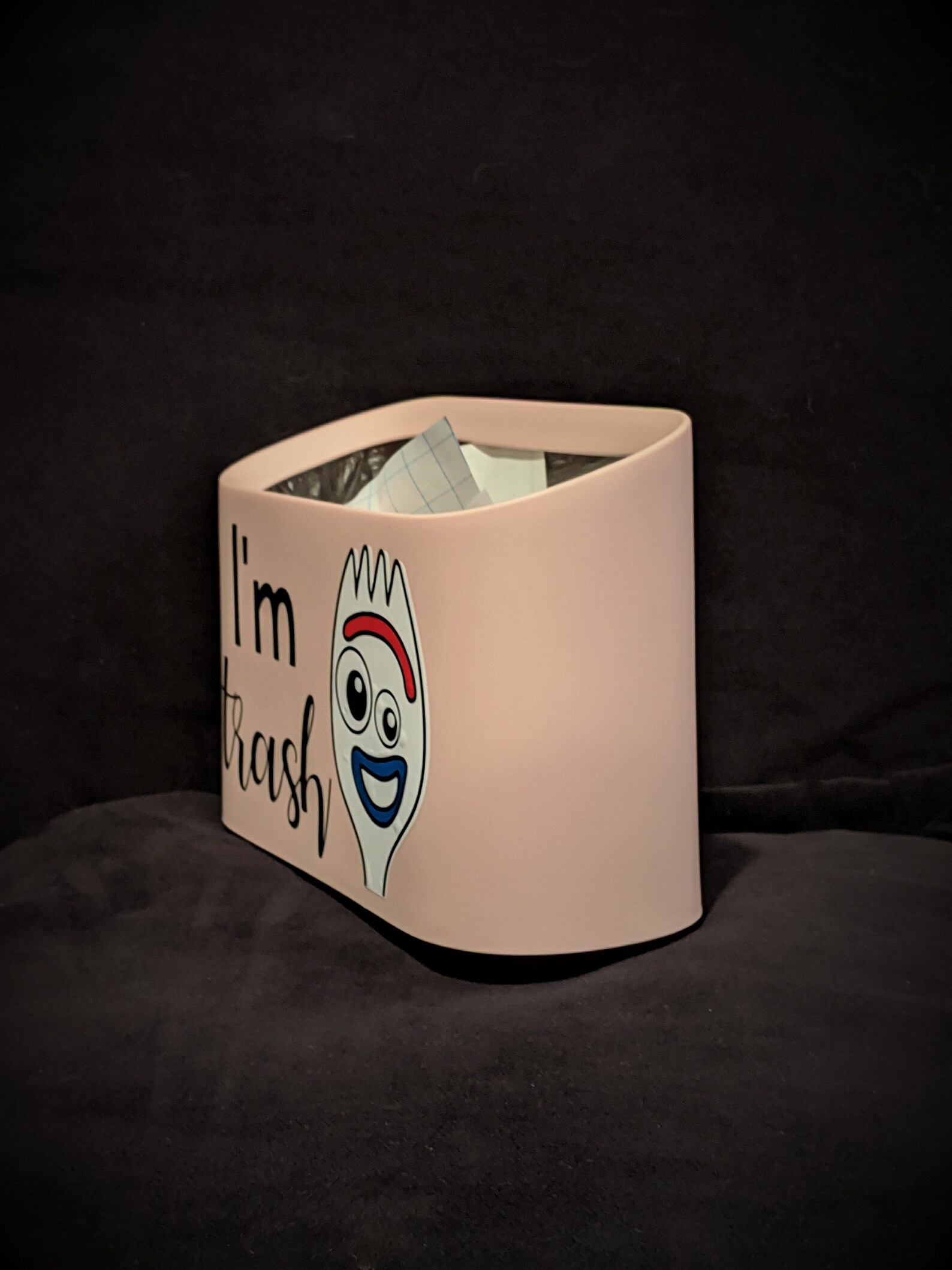 Custom Tabletop/Car Trash Can w/ 100 bags Etsy