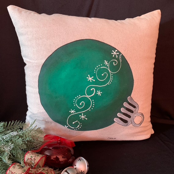 Christmas Ornament Pillow Cover Etsy
