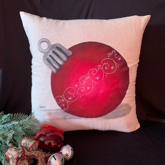 Christmas ornament pillow sale