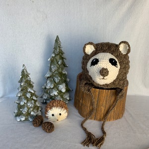 Hand Knit Hedgehog Hat