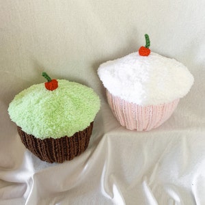 Hand Knit Cupcake Hats