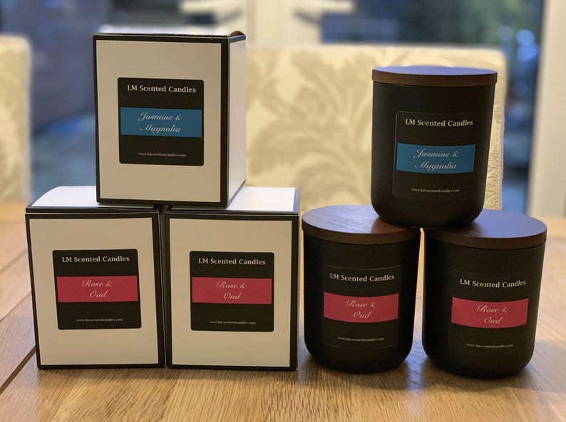 Jasmine and Magnolia Scented Candles