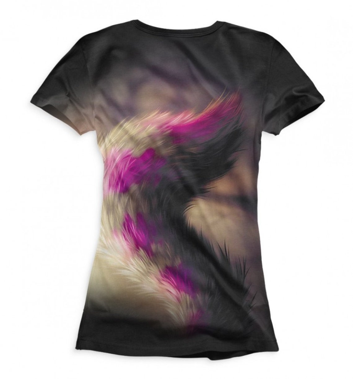 Cheshire Cat Original Art TShirt High Quality Tee Men's Etsy