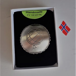 Brooch &quot;Nordkapp&quot; • Handmade in Norway since 1962 • Traditional design