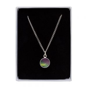 Necklace "Northern Light" 10mm (0.39 in) from Buodd Tinn • Handmade in Norway since 1962 • Traditional design