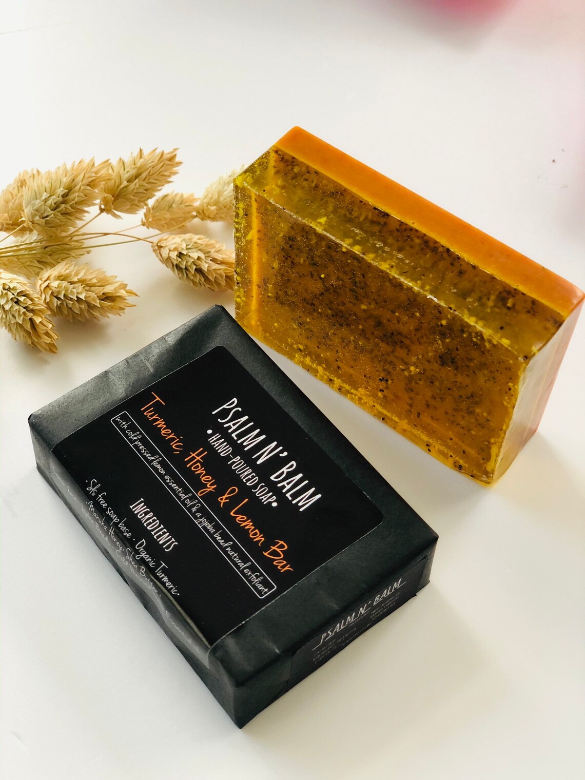 Turmeric Honey & Lemon Soap Bar Etsy