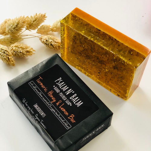 Turmeric Honey & Lemon Soap Bar Etsy
