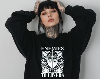 Von Feinden zu Liebenden | romantisches alternatives goth Sweatshirt