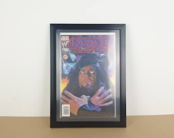 Framed Undertaker Halloween Special Comic Book: 1999 WWE/WWF Memorabilia
