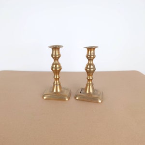 Brass vintage candle holders. 2 brass candlestick holders