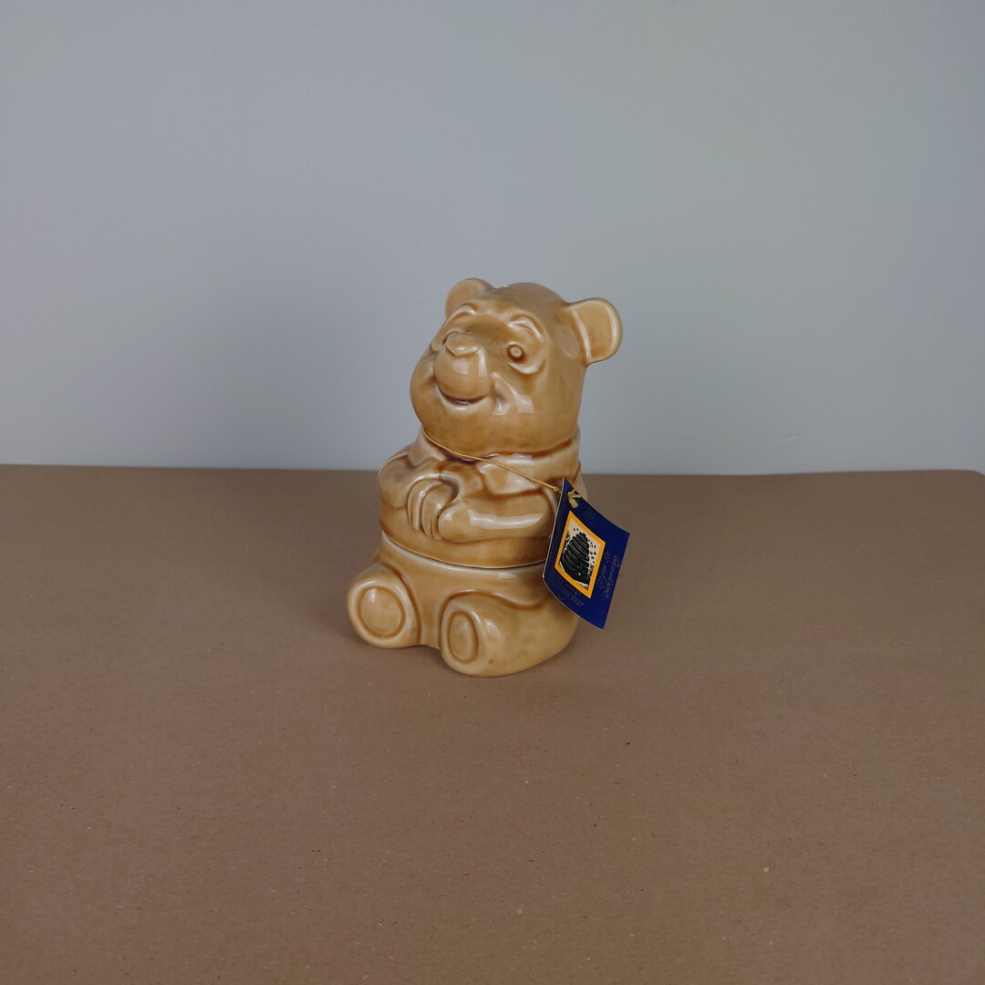 ⭕ 90s 陶器製 可愛い くまのプーさん ハニーポット ヴィンテージ ヴィンテージ 1990 年代 ディズニー 陶器 くまのプーさん 置物