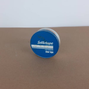 Sellotape tin. Vintage collectable advertisement tin.