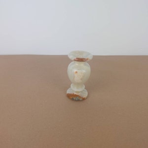 Onyx Candlestick holder. Vintage candle holder. Vintage vase.
