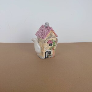 Ornamental ceramic teapot. Vintage tea pot.