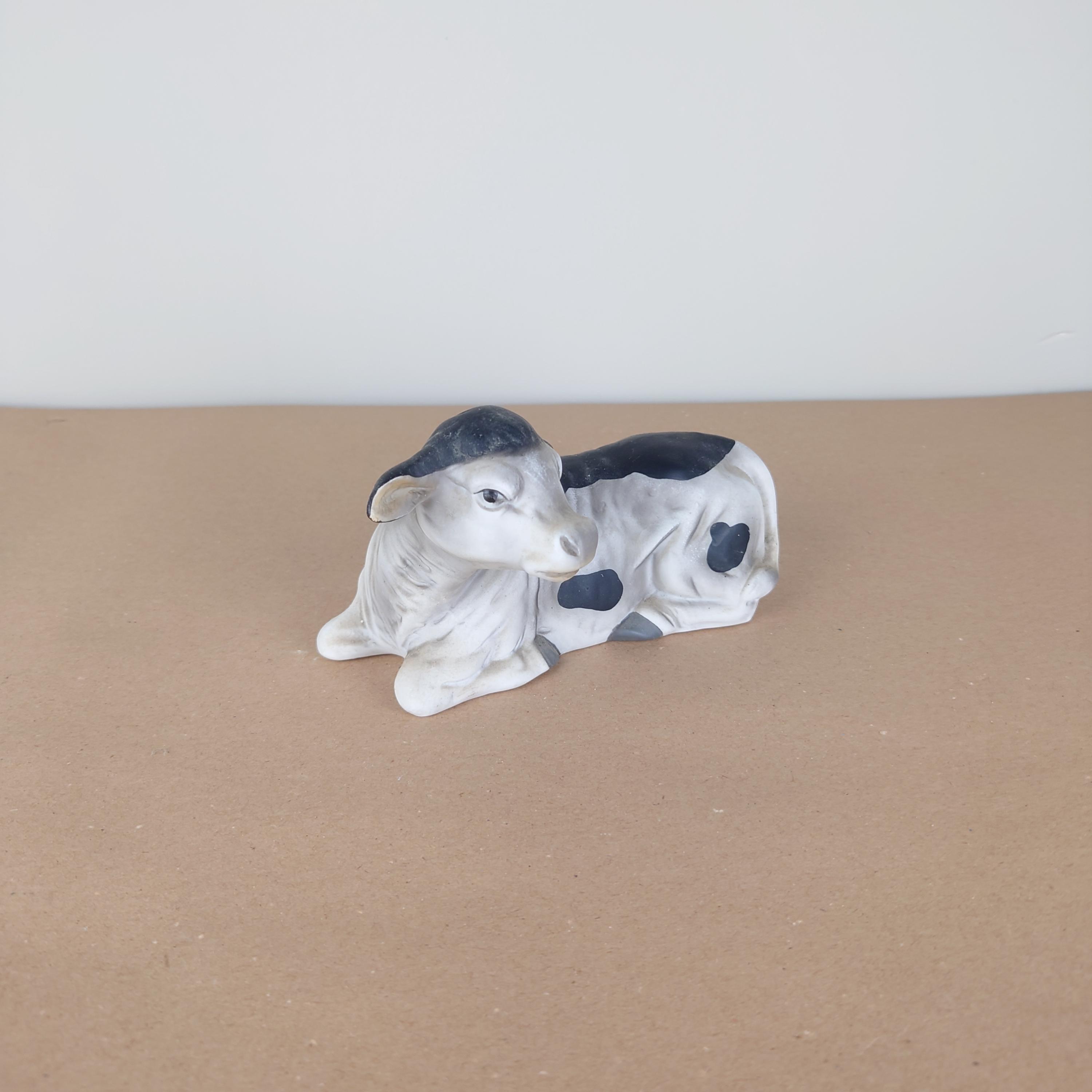 ヴィンテージ陶器の牛の置物 - Etsy 日本
