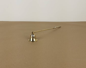Brass Candle snuffer. Vintage Brass candle snuffer. Christmas candle snuffer. Candle extinguisher.