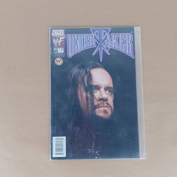額入りアンダーテイカー・コミックブック：WWE記念品、希少1999年版