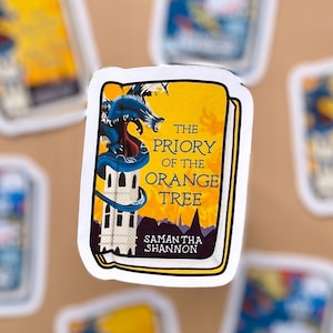 Roots of Chaos inspired Mini Book Sticker | Fantasy Books | Samantha Shannon | The Priory of the Orange Tree | A Day of Fallen Night