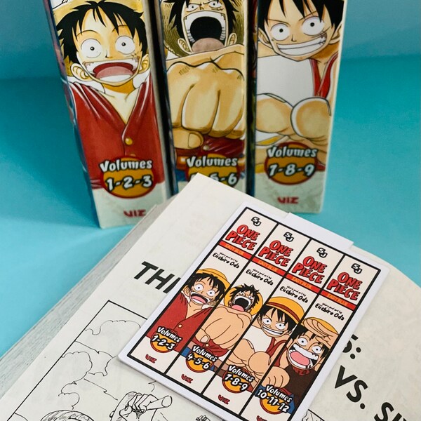 One Piece Bookmark Etsy