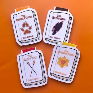 All for the Game inspired Magnetic Bookmark Set| Nora Sakavic | Foxhole Court | Raven King | King’s Men | Sunshine Court Mini Books