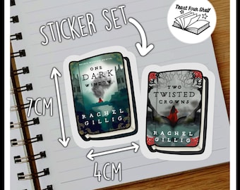 The Shepherd King inspired Journal sticker set | Rachel Gillig | One Dark Window | Two Twisted Crowns