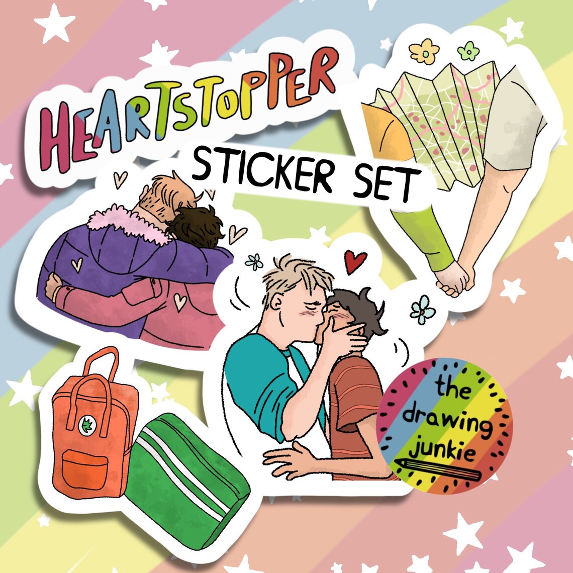 Heartstopper Sticker Set Etsy