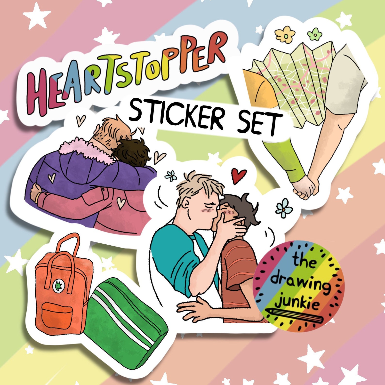 Heartstopper stickers