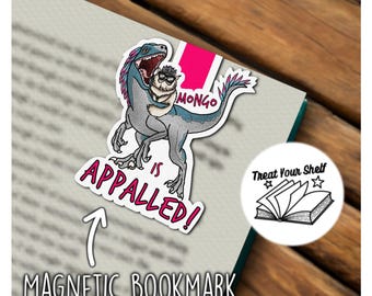 Dungeon Crawler Carl Magnetic Bookmark | Princess Donut and Mongo