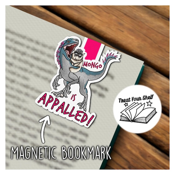 Dungeon Crawler Carl Magnetic Bookmark | Princess Donut and Mongo