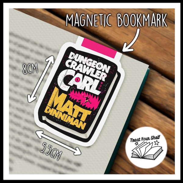 Dungeon Crawler Carl Magnetic Bookmark | Matt Dinniman Series