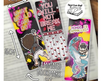 Dungeon Crawler Carl Laminated Bookmark Set | Bookish Gift