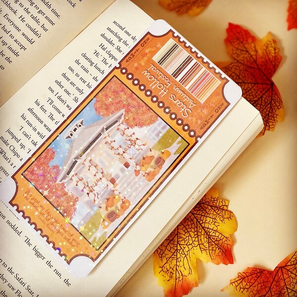 Stars Hollow Autumn Festival inspired Magnetic Bookmark | The Gilmore Girls | Bookmarks | Stars Hollow