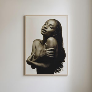 Vintage Love Deluxe Poster, Sade Print Art Poster, Digital Download Artwork ONLY (NO PRINTING), Soul Music Art, Sade Photo Print