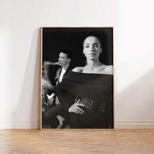 Artist Art Poster Artwork, Soul Music Art, Jazz Poster, Sade Art Print