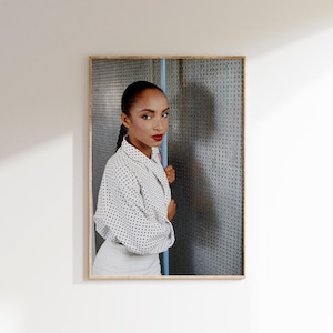 Vintage Artist Art Poster, Digital Download Artwork ONLY (NO PRINTING), Sade Print, Sade Adu Poster