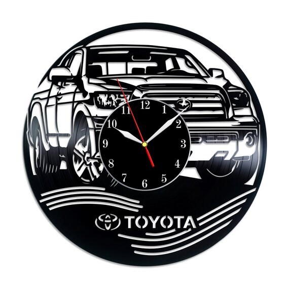 Car Vinyl Wall Clock Car Emblem Wall Art Car Ornament Wall Etsy
