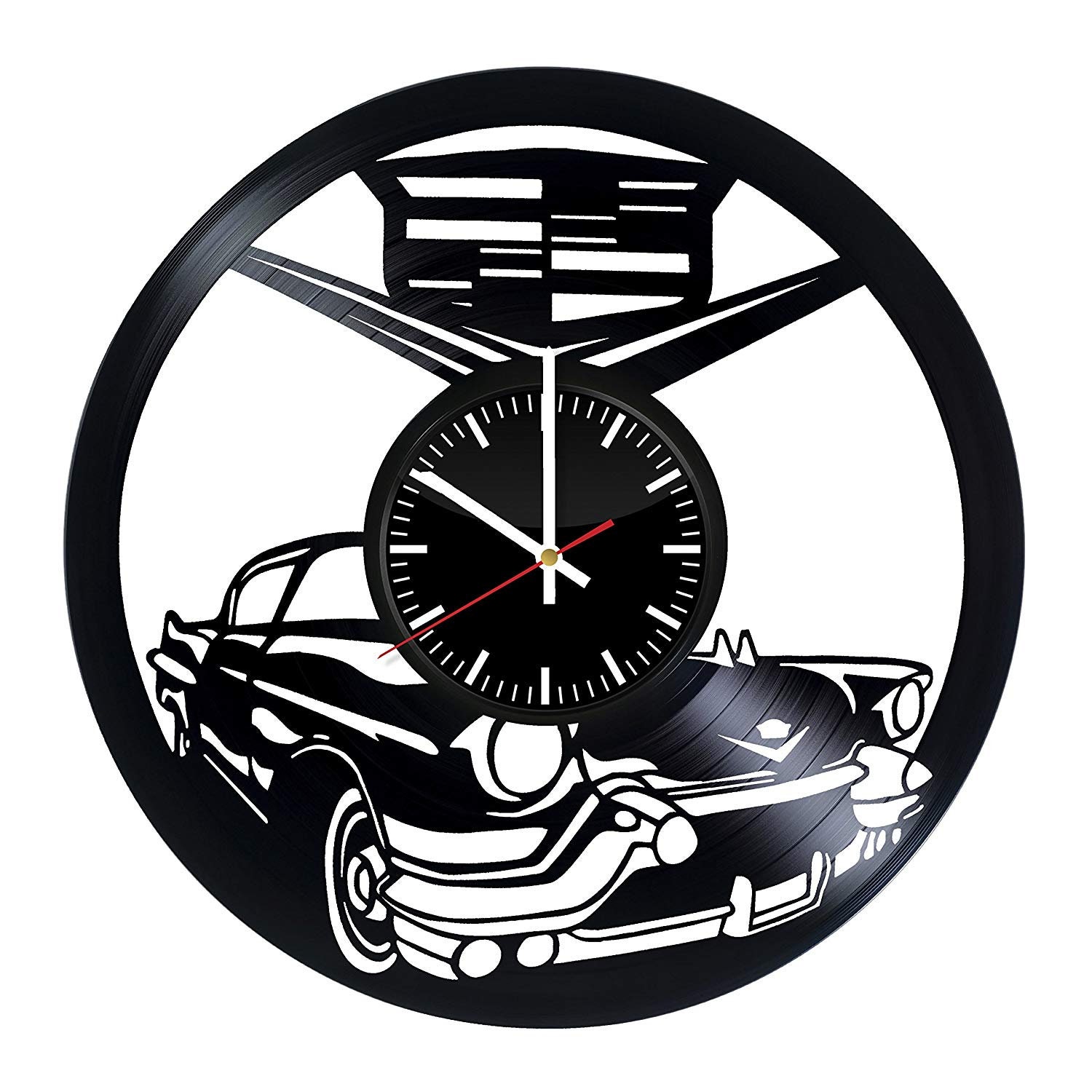 Car Vinyl Wall Clock Car Emblem Wall Art Car Ornament Wall Etsy