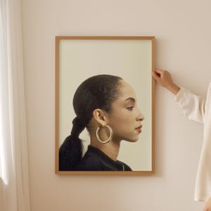 Artist Profile Photography Poster, Sade Photo Print, Soul Music Art, Retro Music Art Print, Sade Poster