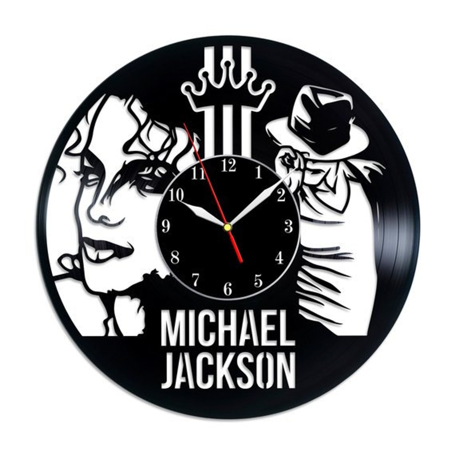 Michael Jackson Vinyl Record Wall Clock Michael Jackson King Etsy