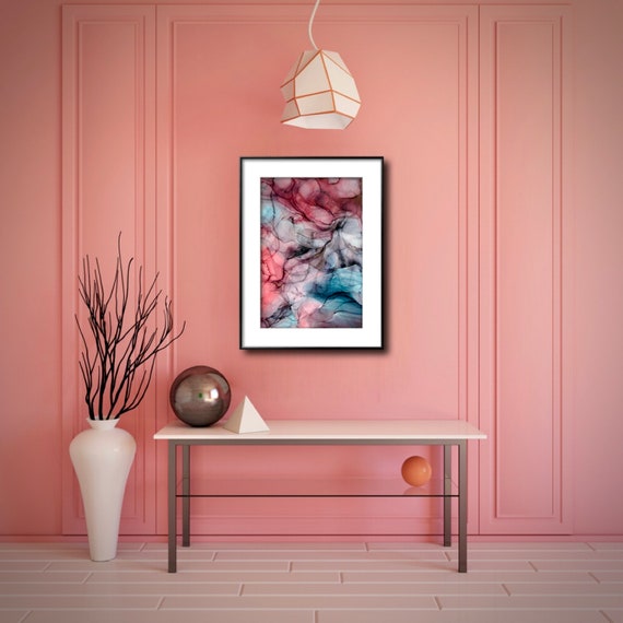 Abstract Art Large Wall Art Art Deco Home Decor Abstract Etsy