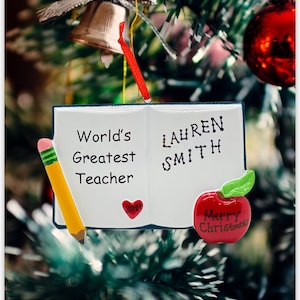 World&#39;s greatest Teacher,World&#39;s best teacher,Teacher Ornament, Gift for teacher, Teacher life, Happy teachers day,Teachers gift, birthday