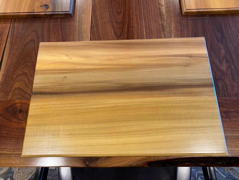 Solid Poplar Wood Placemats Set of 6 Wood Table Setting. Etsy