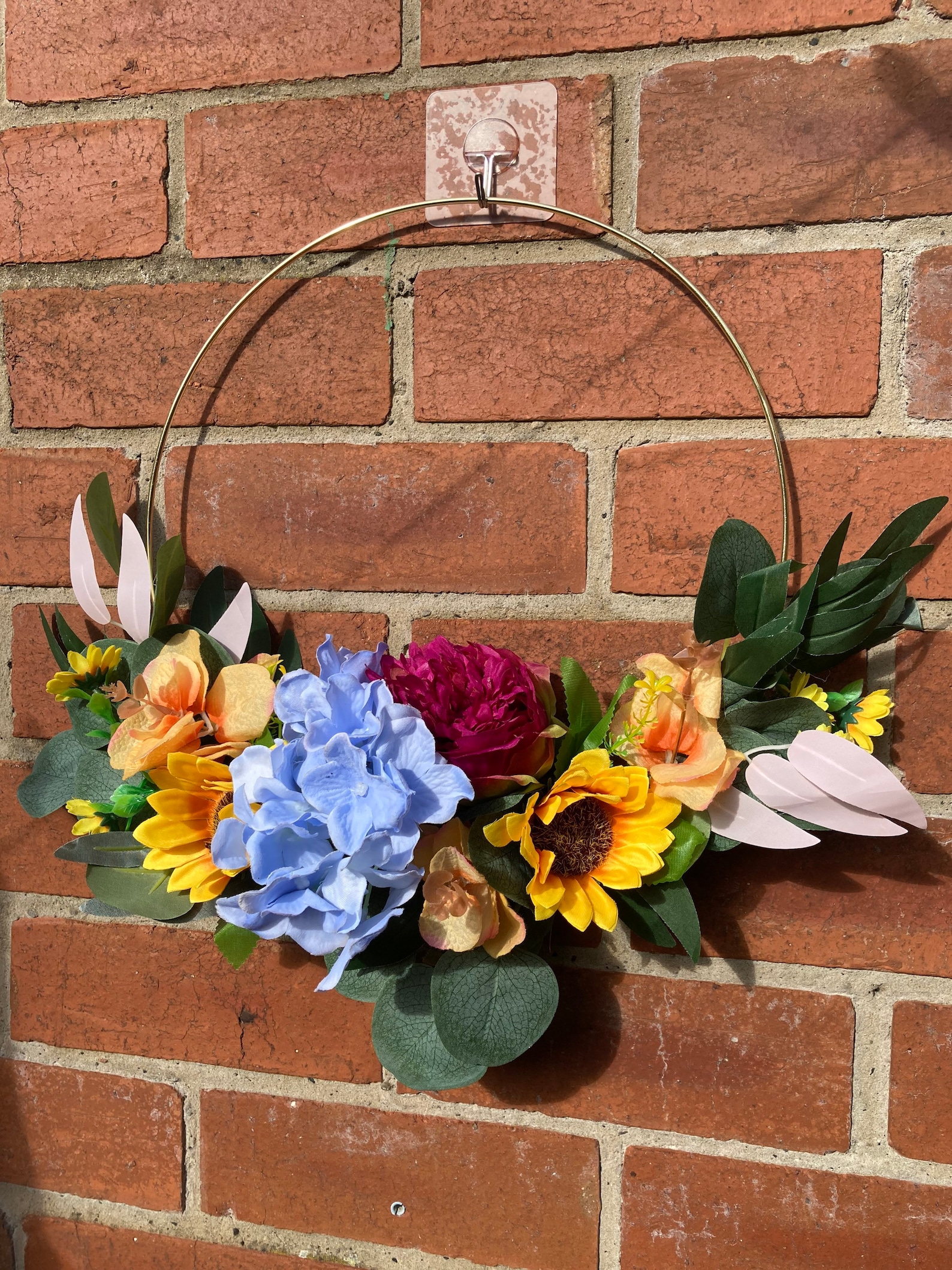 Artificial flower door wreath Home Living Door Decoration Etsy