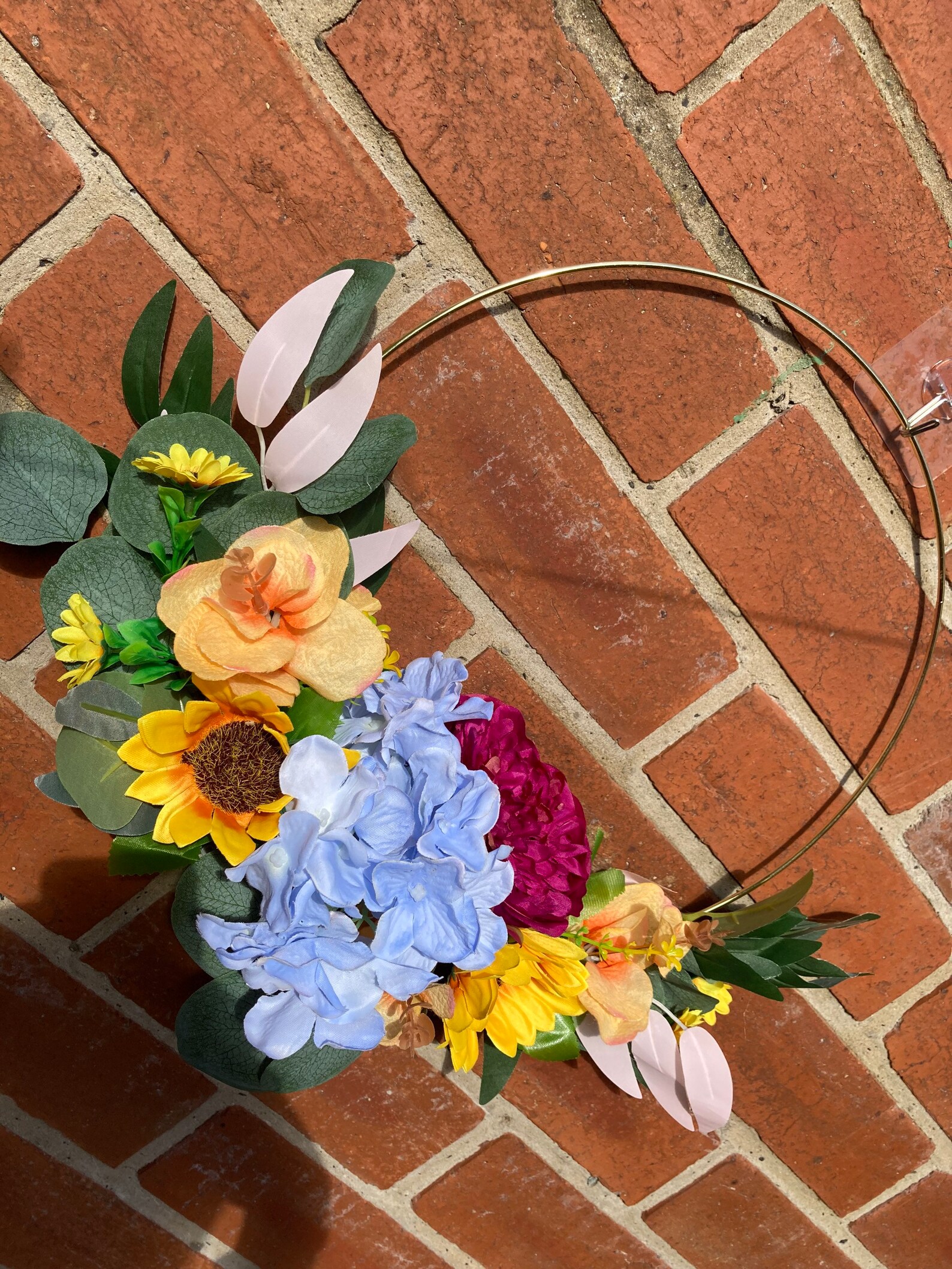 Artificial flower door wreath Home Living Door Decoration Etsy