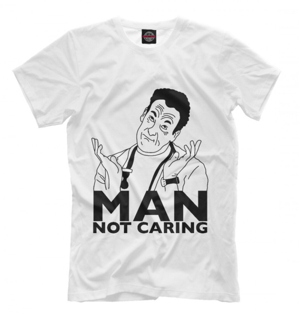 Dr. Cox Man Not Caring Funny Tshirt Scrubs TV Series Tee Etsy