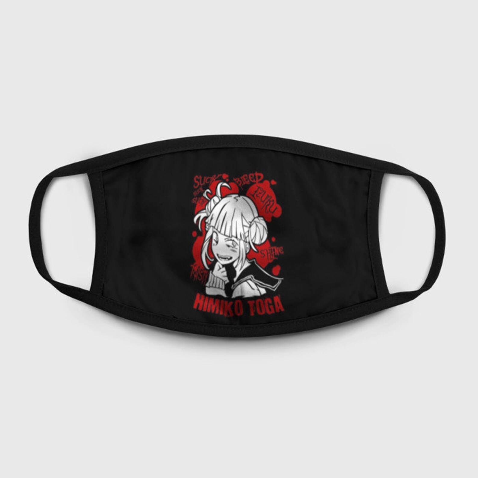 Himiko Toga My Hero Academia Face Mask Anime Girl Mask Etsy