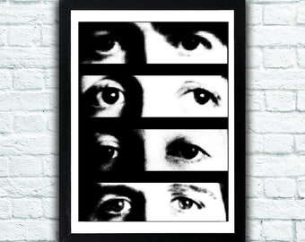 FRAMED Beatles Torquay Princess Theatre Repro Gig Poster Ready To Hang