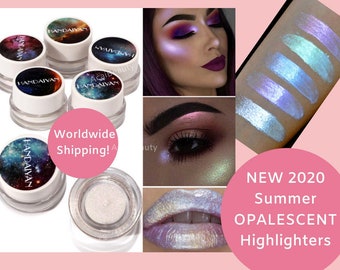 coloured highlighter makeup